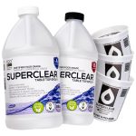 Superclear Epoxy Resin Clear Table Top Coating DIY-0