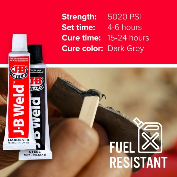 J-B Weld Original Epoxy Steel Reinforced DIY Repair-4