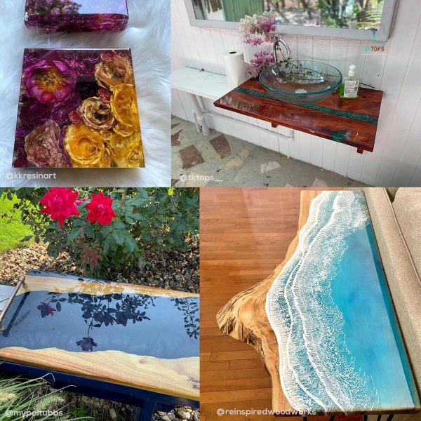 Superclear Epoxy Resin Bar Top Coating Crystal Clear Fast-5
