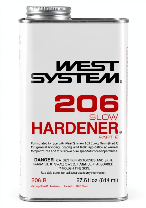 WEST SYSTEM 206 Slow Hardener Epoxy Curing Agent-0