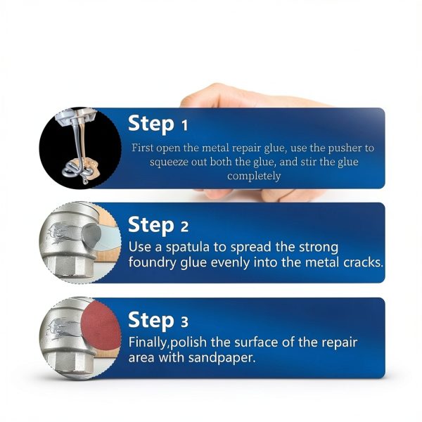 Houtiann Metal Repair Glue High Temperature Waterproof Fast-3