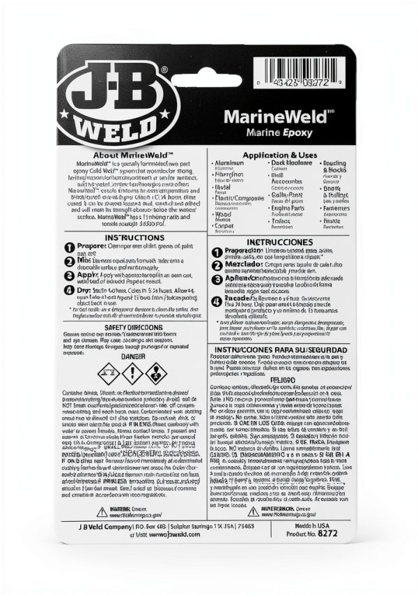 J-B Weld MarineWeld Epoxy Adhesive Steel Reinforced-2