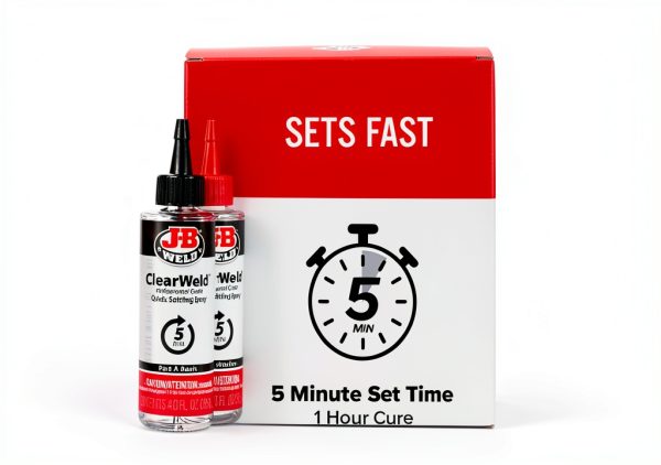 J-B Weld ClearWeld Epoxy Adhesive Strong Water Resistant-2