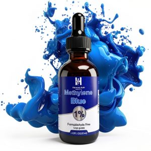 Methylene Blue Hub Health Drops 1% Electrolyte Solution 2 fl oz-0