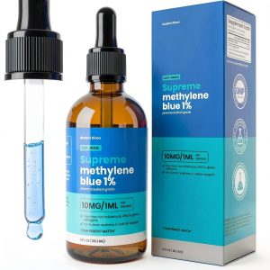Methylene Blue USP Liquid Drops 2 FL OZ Non GMO ANCIENT DIOSA-0