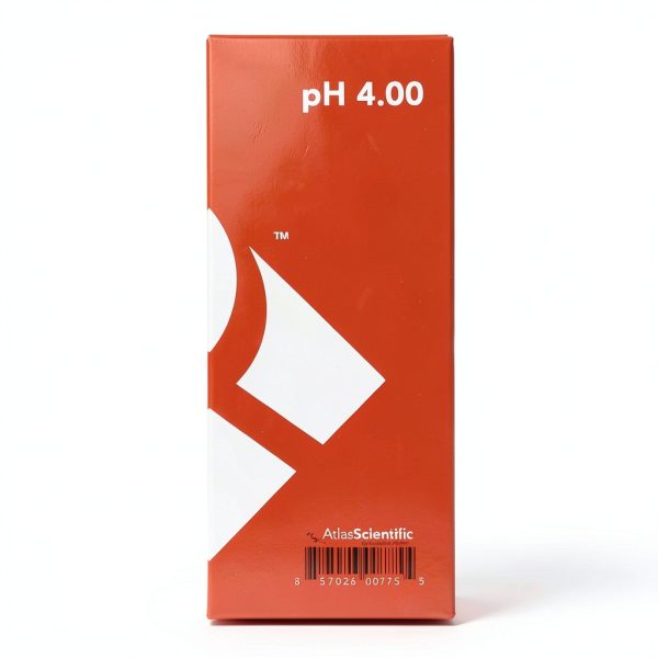 pH 4.00 Calibration Solution Atlas Scientific 25 Pouches NIST-3