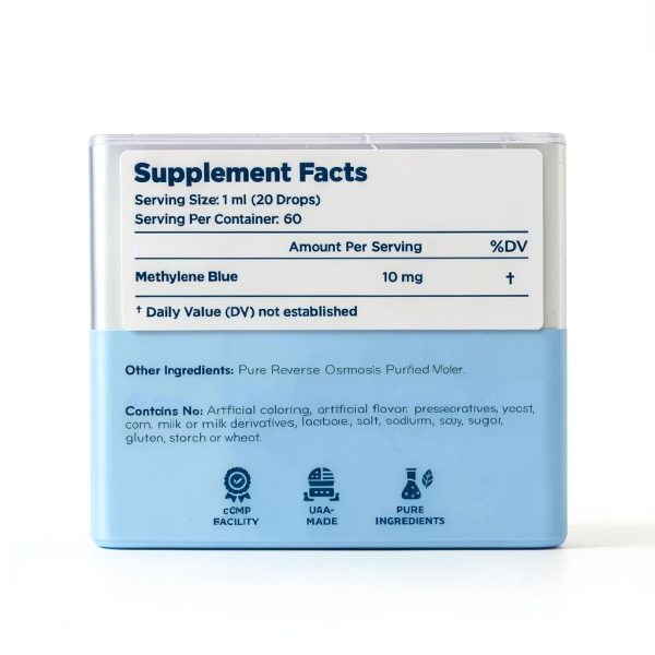 Methylene Blue Drops Pharmaceutical Grade 1% Clear Formulas 2 Fl Oz-7