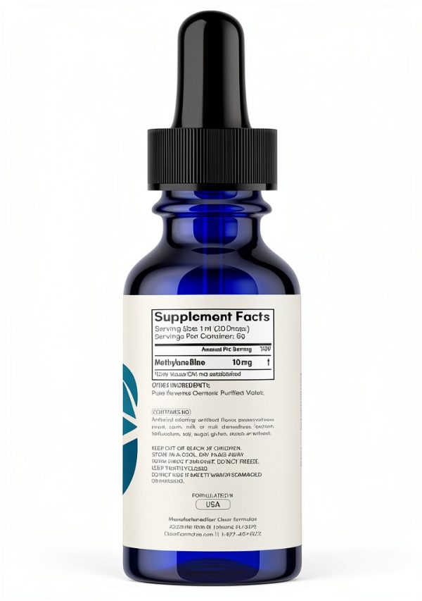 Methylene Blue Drops Pharmaceutical Grade 1% Clear Formulas 2 Fl Oz-1