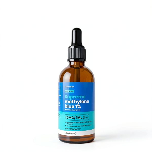 Methylene Blue USP Liquid Drops 2 FL OZ Non GMO ANCIENT DIOSA-6