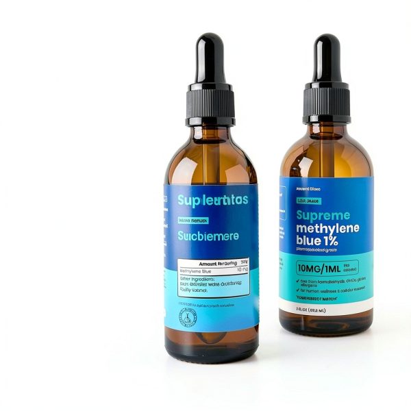 Methylene Blue USP Liquid Drops 2 FL OZ Non GMO ANCIENT DIOSA-3