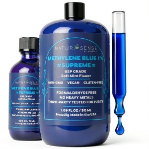 Methylene Blue 1% Supreme by NaturSense - Grade Electrolyte 50ml-0