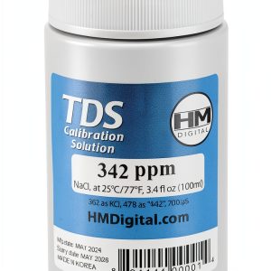 HM Digital C342 TDS Calibration Solution 342ppm 90ml Transparent Blue-0